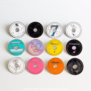 BTS Anthology CD Enamel Pins Collection Part Two