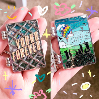 Young Forever Enamel Pins Have Arrived