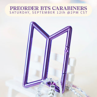 (PREORDER 2) BTS Bora Metal Carabiner Keychain Clip