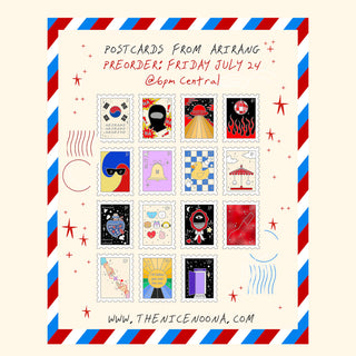 [Preorder] Postcards From Arirang Stamp Enamel Pins