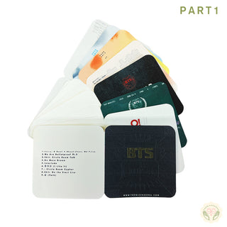 BTS CD Pin Paper Backing Card