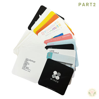 BTS CD Pin Paper Backing Card