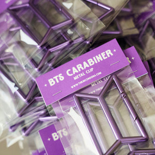BTS Bora Metal Carabiner Keychain Clip
