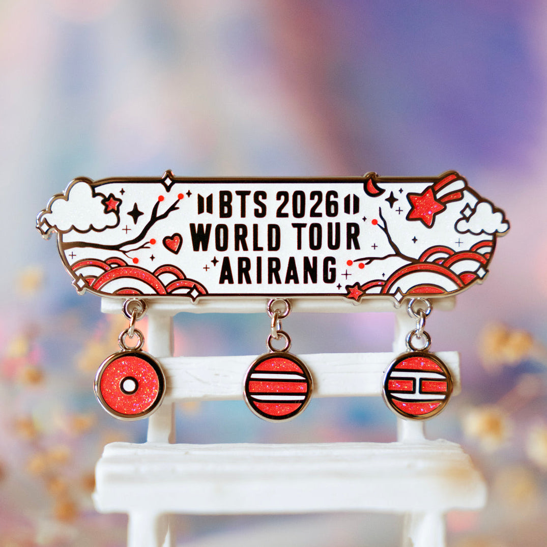 BTS 2026 カムバ ARIRANG 韓国限定 popup ヘアピン BTS 2026 Arirang Tour Pin – The Nice Noona