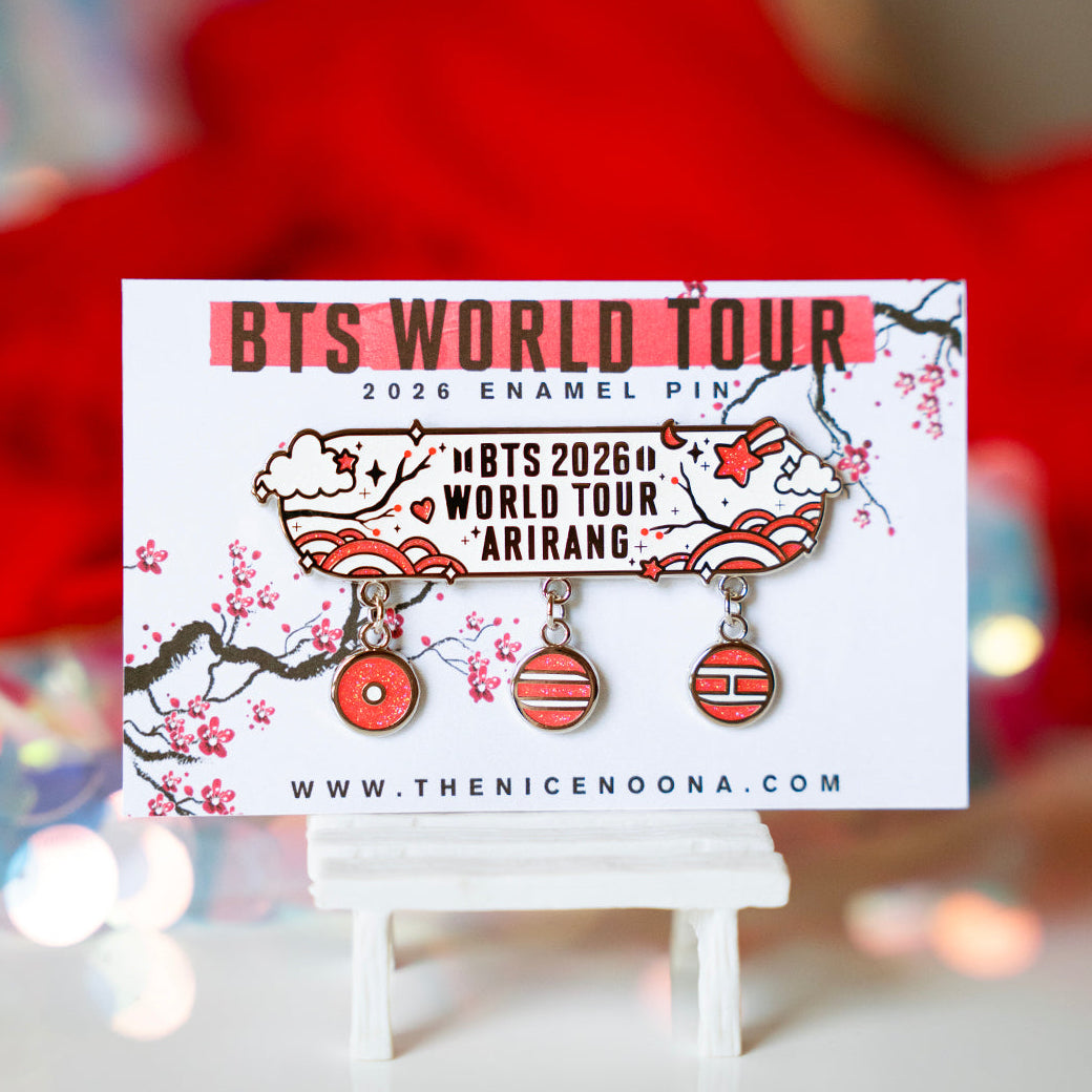 BTS 2026 カムバ ARIRANG 韓国限定 popup ヘアピン BTS 2026 Arirang Tour Pin – The Nice Noona