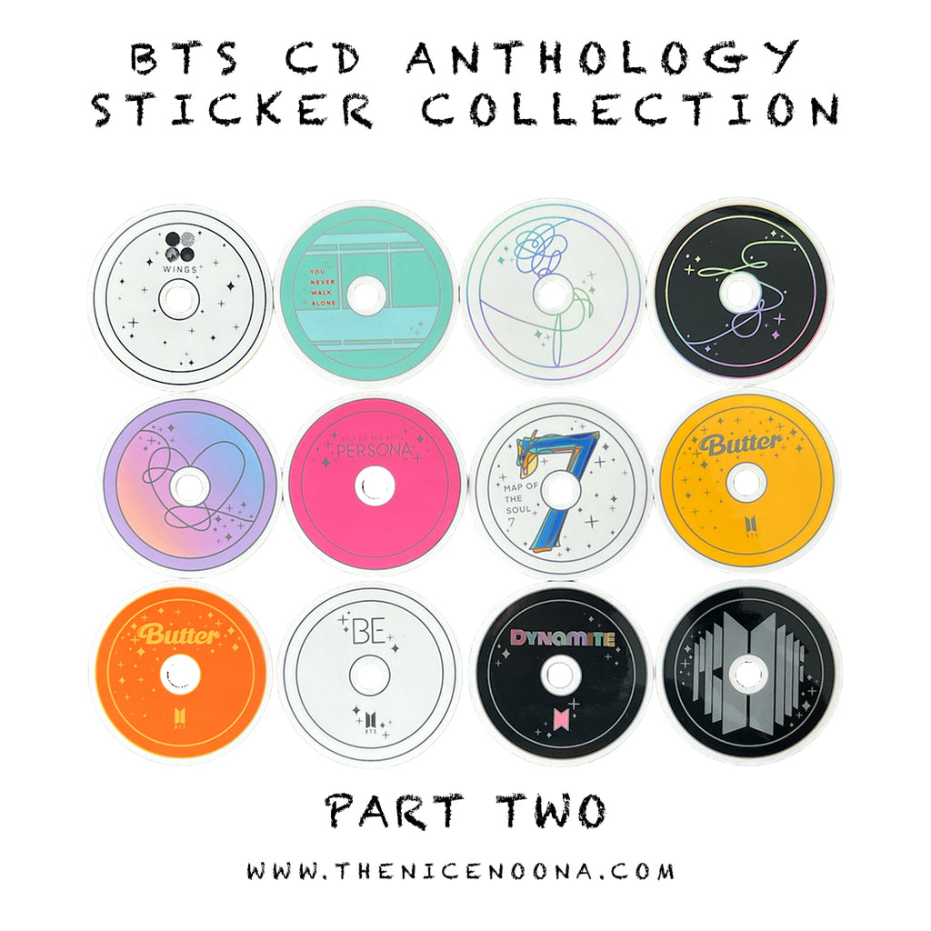 BTS CD Anthology Collection Sticker Part Two – The Nice Noona