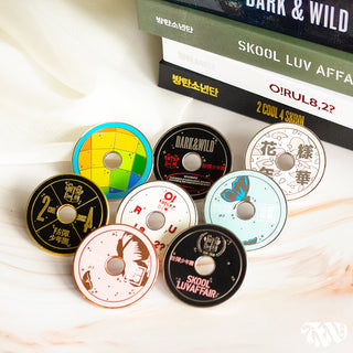 BTS Anthology CD Enamel Pins Collection Part One