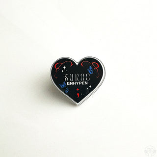 Enhypen Bias Heart Acrylic Pins