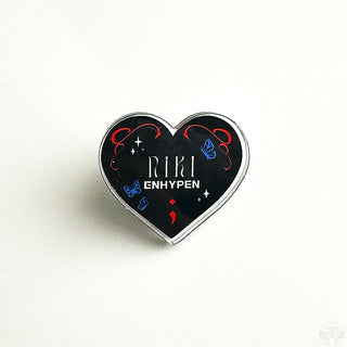 Enhypen Bias Heart Acrylic Pins