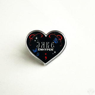 Enhypen Bias Heart Acrylic Pins