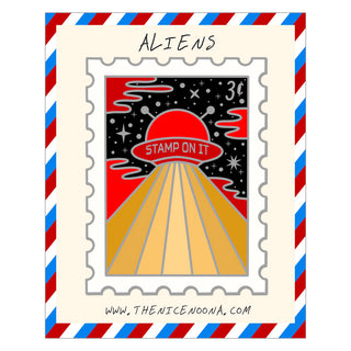 [Preorder] Postcards From Arirang Stamp Enamel Pins