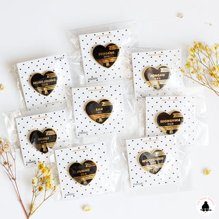 ATEEZ Bias Heart Enamel Pins