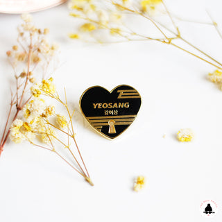 ATEEZ Bias Heart Enamel Pins