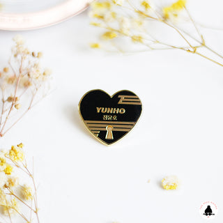 ATEEZ Bias Heart Enamel Pins