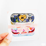 BTS OT7 Bangtancore Bandaid Sticker