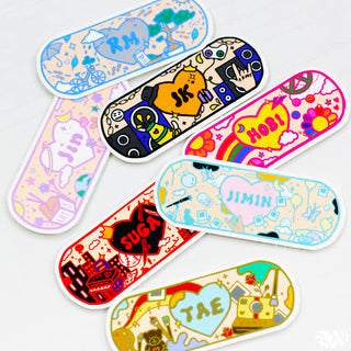 BTS OT7 Bangtancore Bandaid Sticker