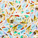 BTS OT7 Bangtancore Bandaid Sticker