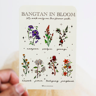 BTS Bangtan In Bloom Print (Oopsie Print)