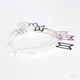 BTS Logo Hollow Headband (Silver Plated)