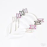 BTS Logo Hollow Headband (Silver Plated)