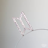 BTS Logo Hollow Headband (Silver Plated)