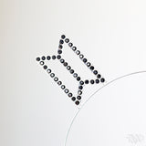 BTS Logo Hollow Headband (Silver Plated)