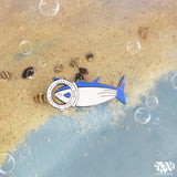 BTS Jin Super Tuna x The Astronaut Enamel Pins